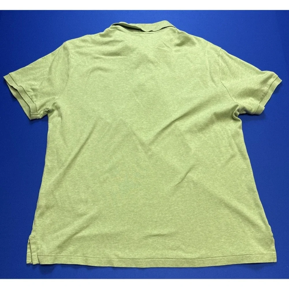 Polo Ralph Lauren Men's XL Polo Shirt Custom Slim Fit Short Sleeve Light Green